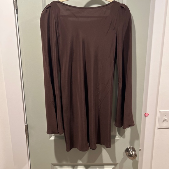 Stone Cold Fox Brown Backless Mini Dress - Picture 2 of 6